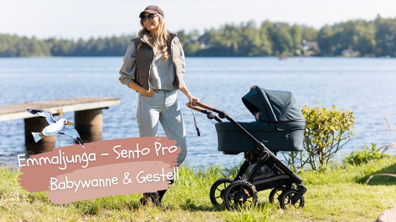 Emmaljunga Sento Pro Gestell und Babywanne