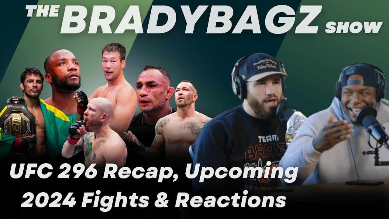 UFC 296 Recap, Upcoming Fights, & More with Sean Brady, Christian Bobe, & Curt | The BradyBagz Show