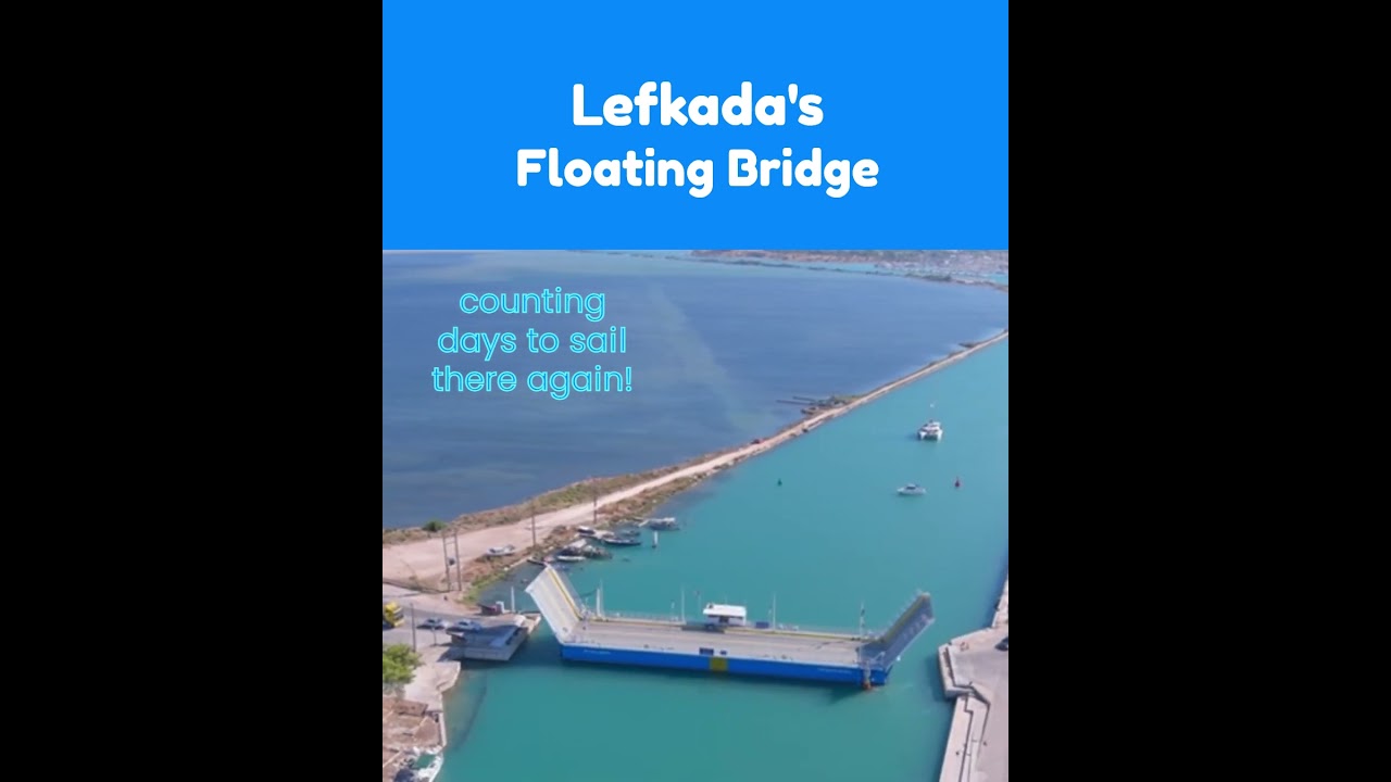 Lefkada - Floating bridge in operation