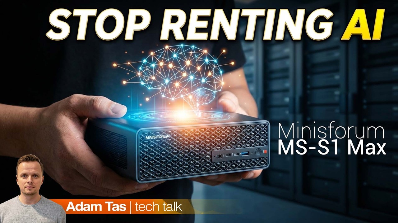 Обзор Minisforum MS-S1 Max: локальная рабочая станция для искусственного интеллекта с 128 ГБ памяти.