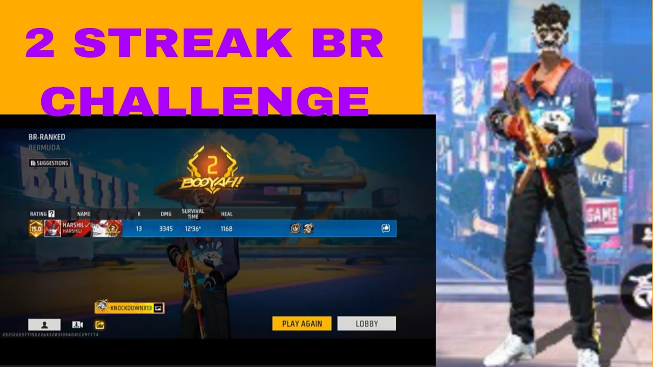 Impossible 2 Streak In BR Rank! 🚫 End Tak Dekho Kya Hua...