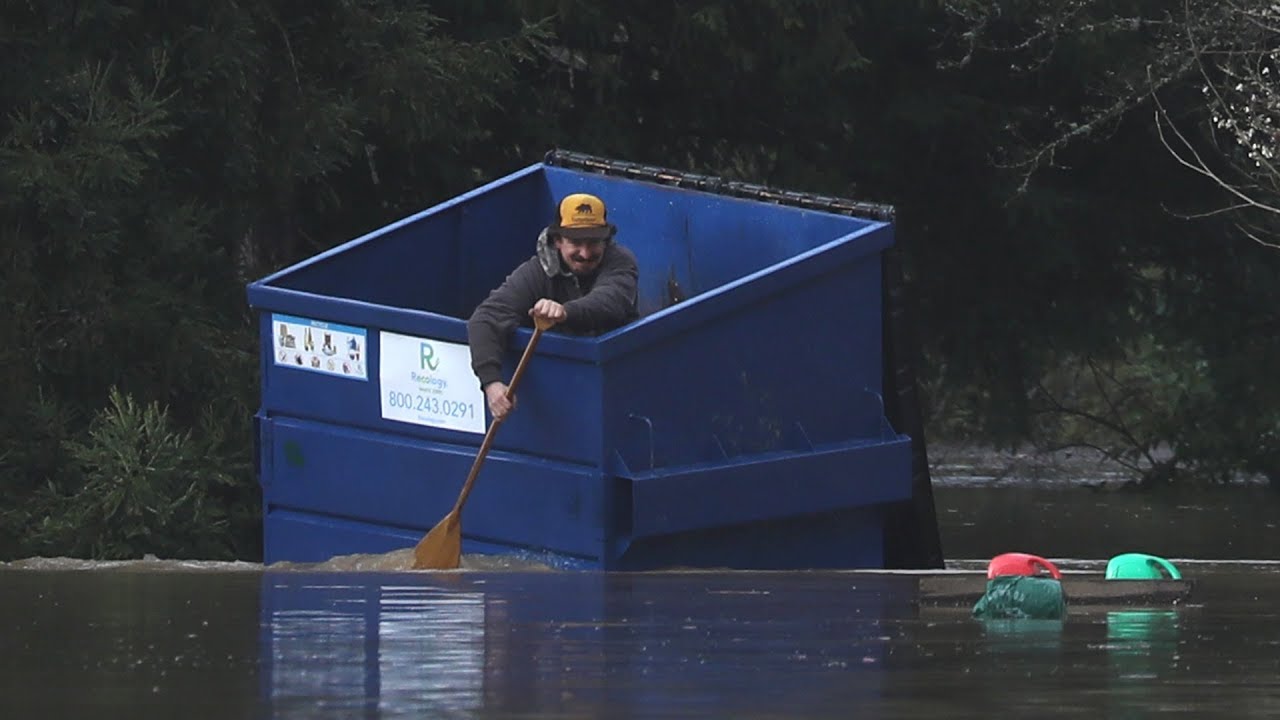 Russian River flooding turns Guerneville into “an island”