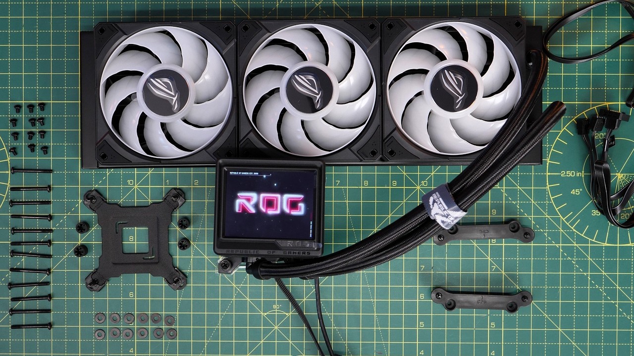 Asus ROG Ryujin 3 360 ARGB Extreme wiring and setup guide