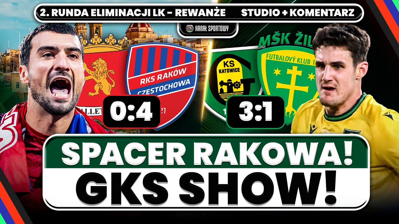 RAK&Oacute;W I GKS KATOWICE ZWYCIĘSCY! BRAWO! EL. LIGI KONFERENCJI: KOMENTARZ, ANALIZA, IRL