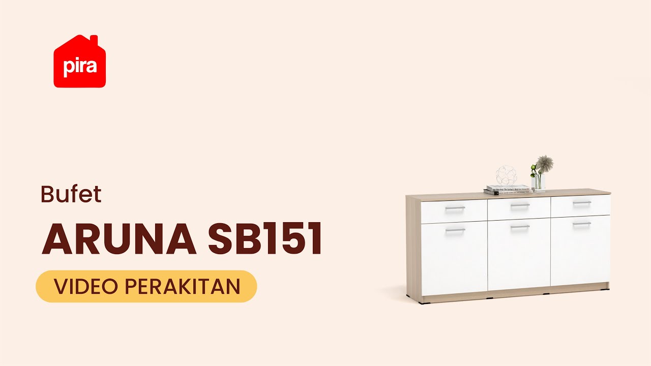 Tutorial Perakitan Pira Metropolis OX - Aruna SB151 Lemari Bawah Dapur / Bufet dengan 3 Laci