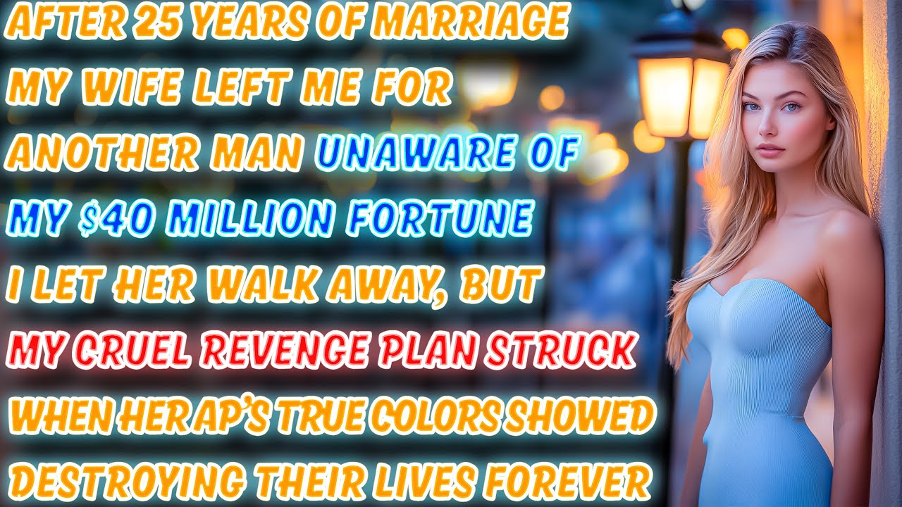 Cheating Wife Story, She Walked Away From $40 Million