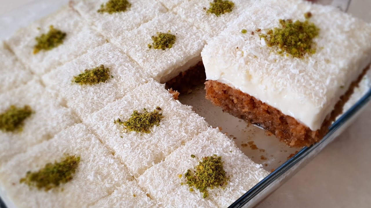 تحلية تركية🇹🇷 مشهورة تحلية قبرص 😍 قمة اللذة