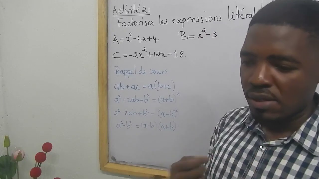 Factoriser Les Expressions Littérales