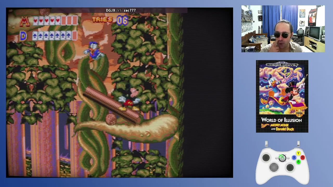 WORLD OF ILLUSION (Sega Megadrive) - En coop avec Zac @Retrogaming Archives