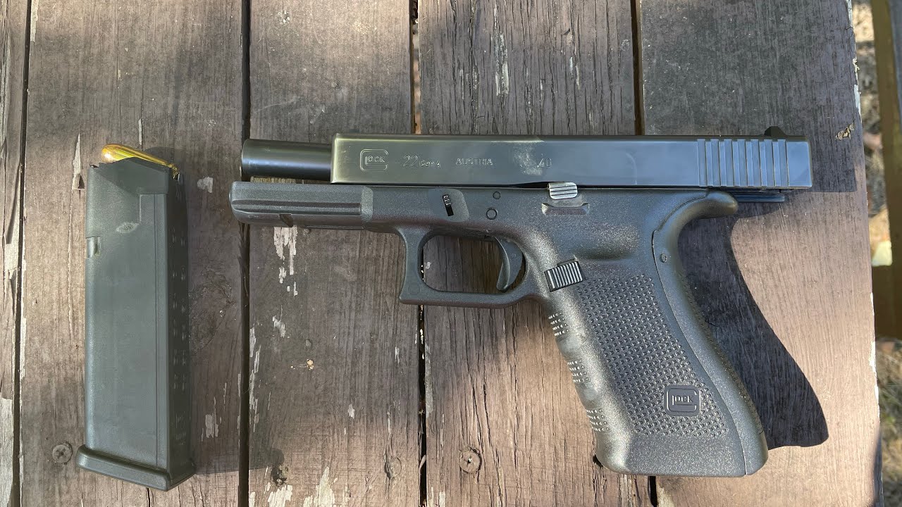 Обзор и стрельба из пистолета Glock 22 Gen 4 калибра .40.