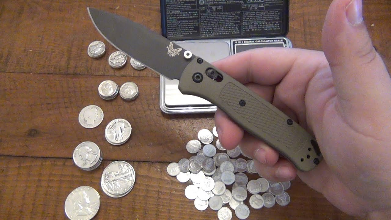 Bugout Knife For Bugout Silver + How To Sharpen A Recurve Tanto Style Blade...