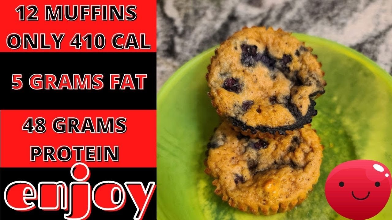 Anabolic Protein Blueberry Muffins quick and easy