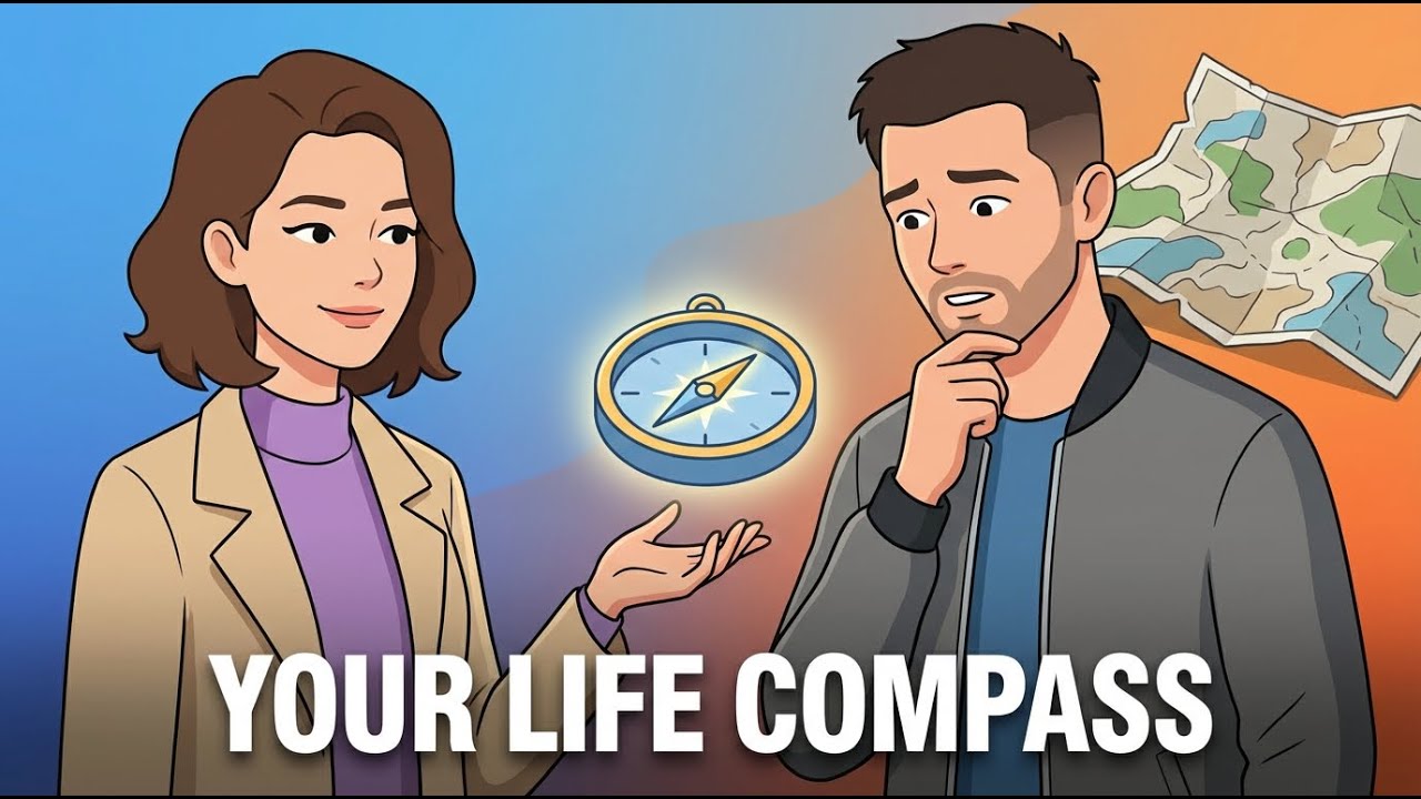 Learn English: Build a Compass, Not a Map for Your Life