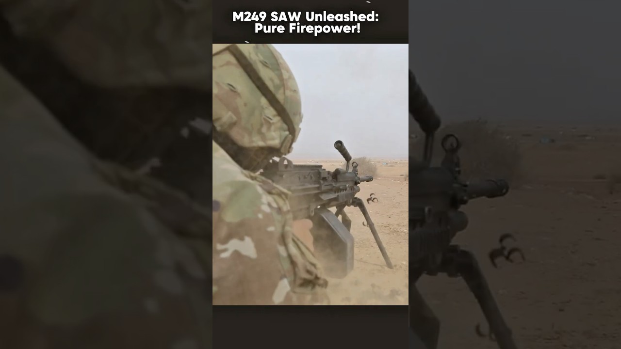 M249 SAW Unleashed: Pure Firepower!