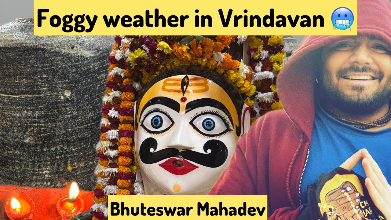 Foggy Morning Darshan at Rangji Mandir, Gokul | Vaikunth Dwar Opening | Braj Winter Vibes | VLOG 
