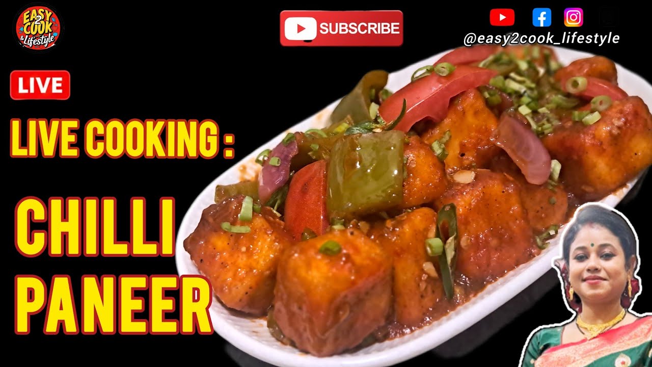  🔴 Live Cooking Chilli Paneer Recipe | Spicy & Crispy Indo-Chinese Paneer | #live #cooking #viral 