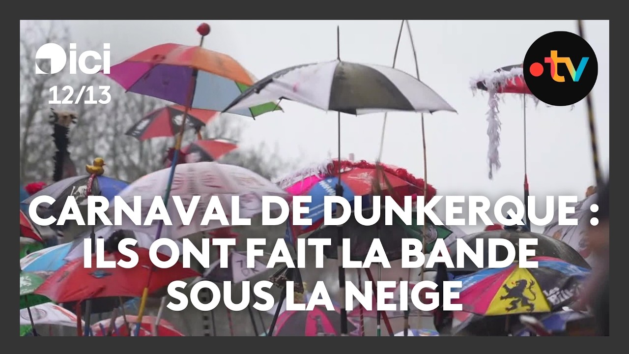 Carnaval de Dunkerque : ils ont fait la bande sous la neige