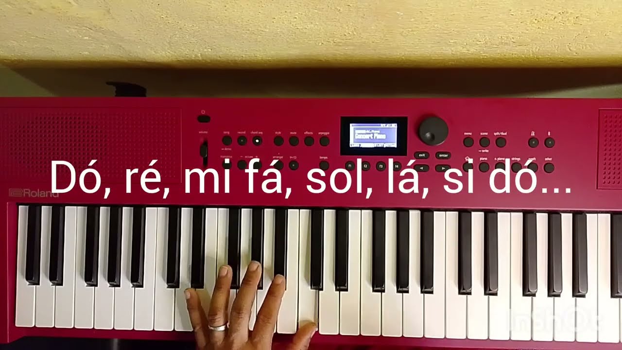 Solfejo, escala musical, ascendente e descendente!