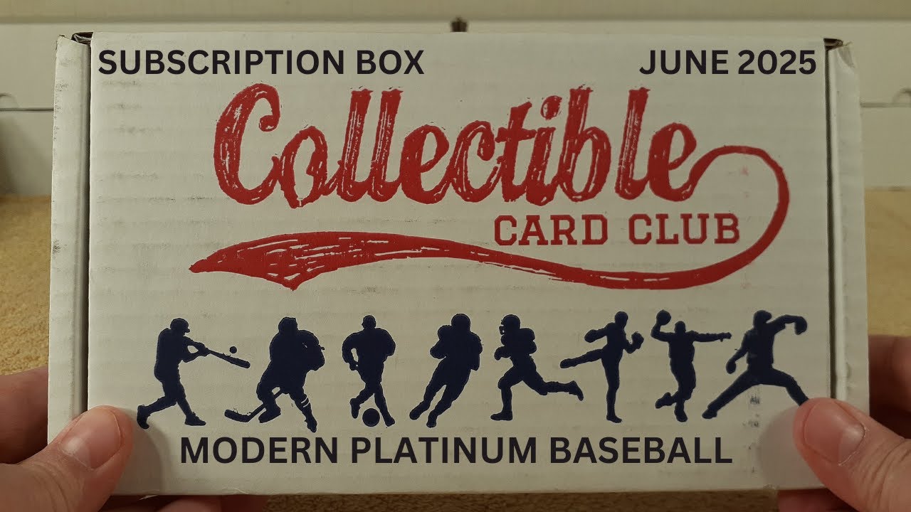 COLLECTIBLE CARD CLUB JUNE 2025 - BASEBALL SUBSCRIPTION BOX - NICE!