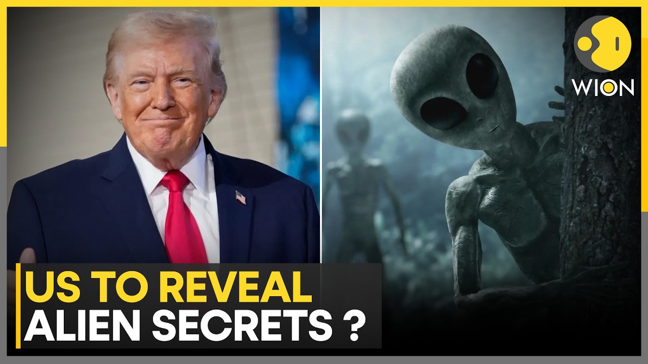 US Aliens Files: Trump Orders Agencies to Release Government Files on Aliens | WION