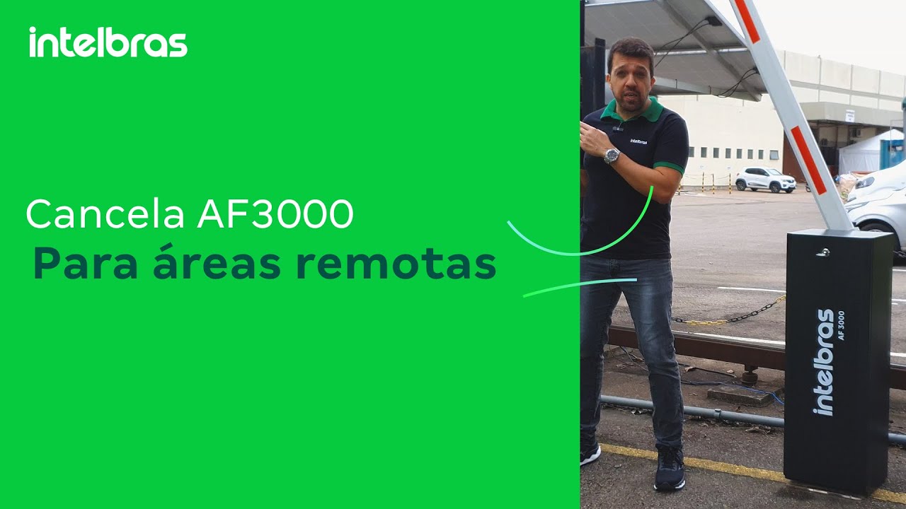 Cancela AF3000 com sistema Offgrid #academiadigital