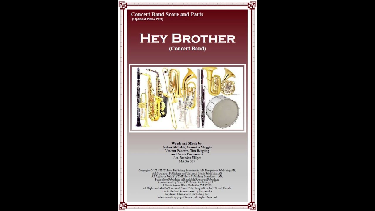 Hey Brother   - Concert Band  SMP 2021
