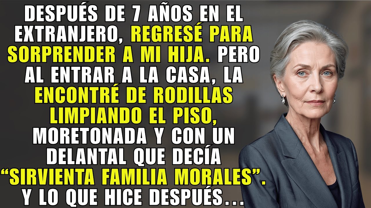 Regresé Del Extranjero Tras 7 Años Y Encontré A Mi Hija Siendo Sirvienta En Su Propia Casa