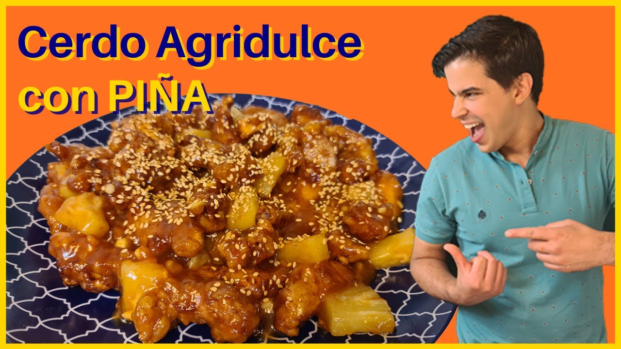Cerdo agridulce con piña estilo chino 🍍🤤