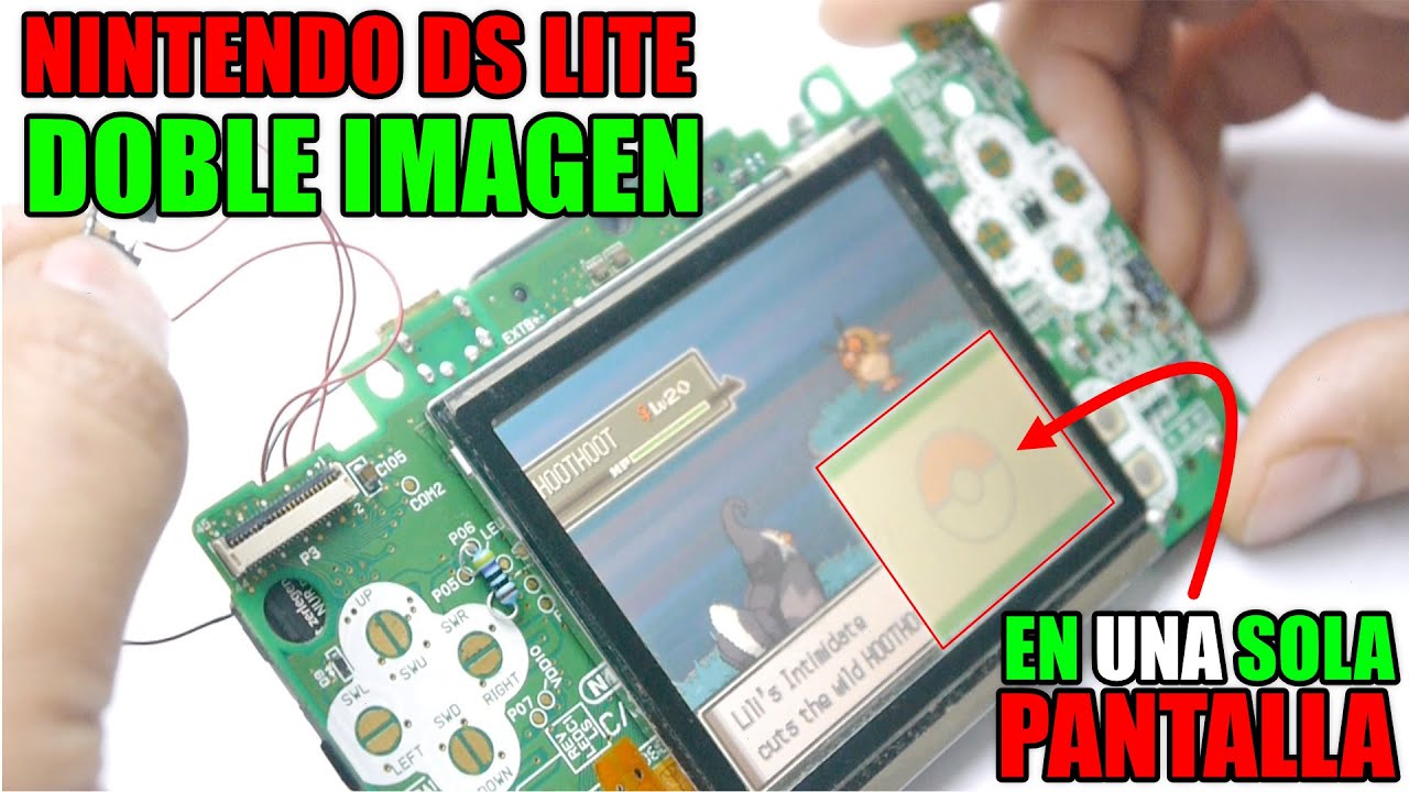 ve DOS PANTALLAS DE Nintendo DS LITE en SOLO UNA