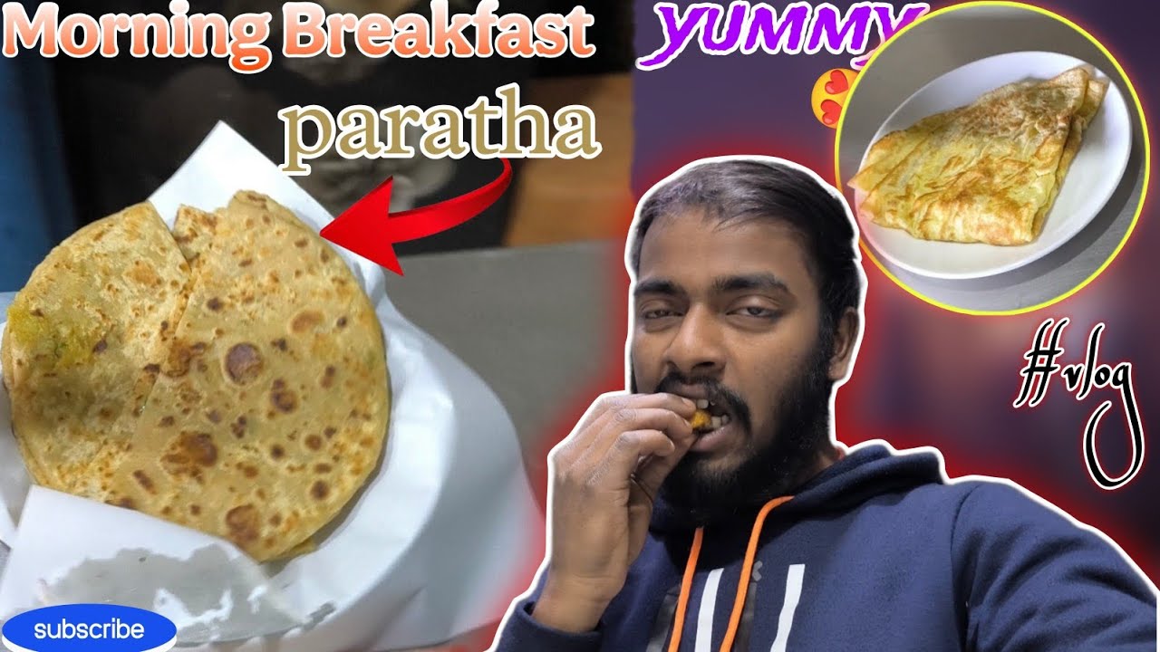 Morning Breakfast Aalu Ka Paratha ||  Dali hotel Job's Lifestyle Vlog 🥰