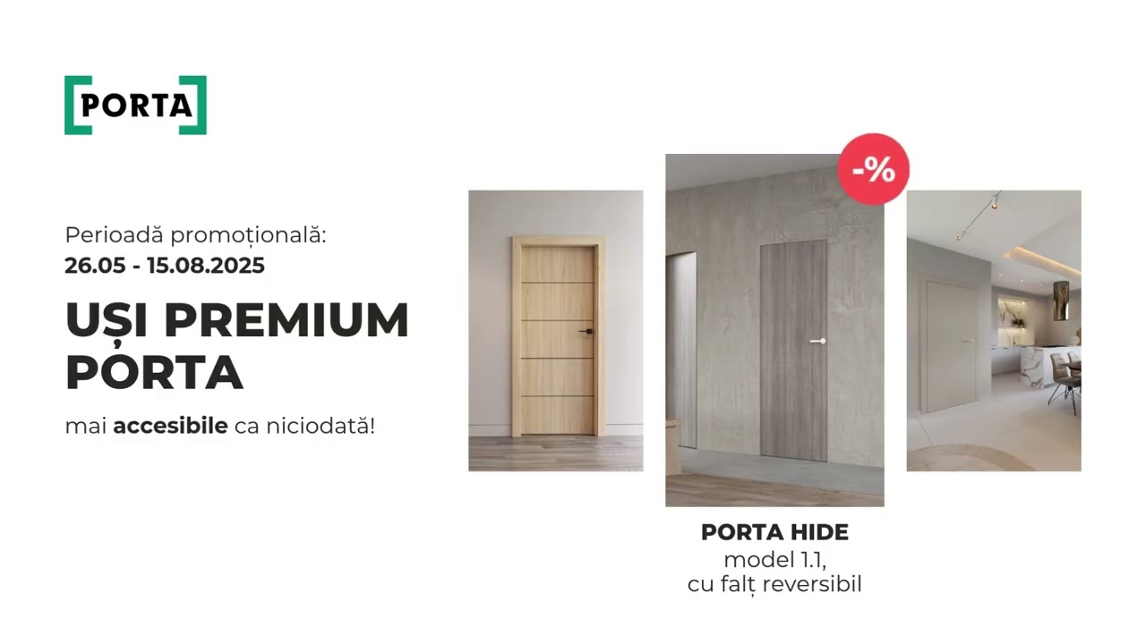 Uși premium - prețuri reduse