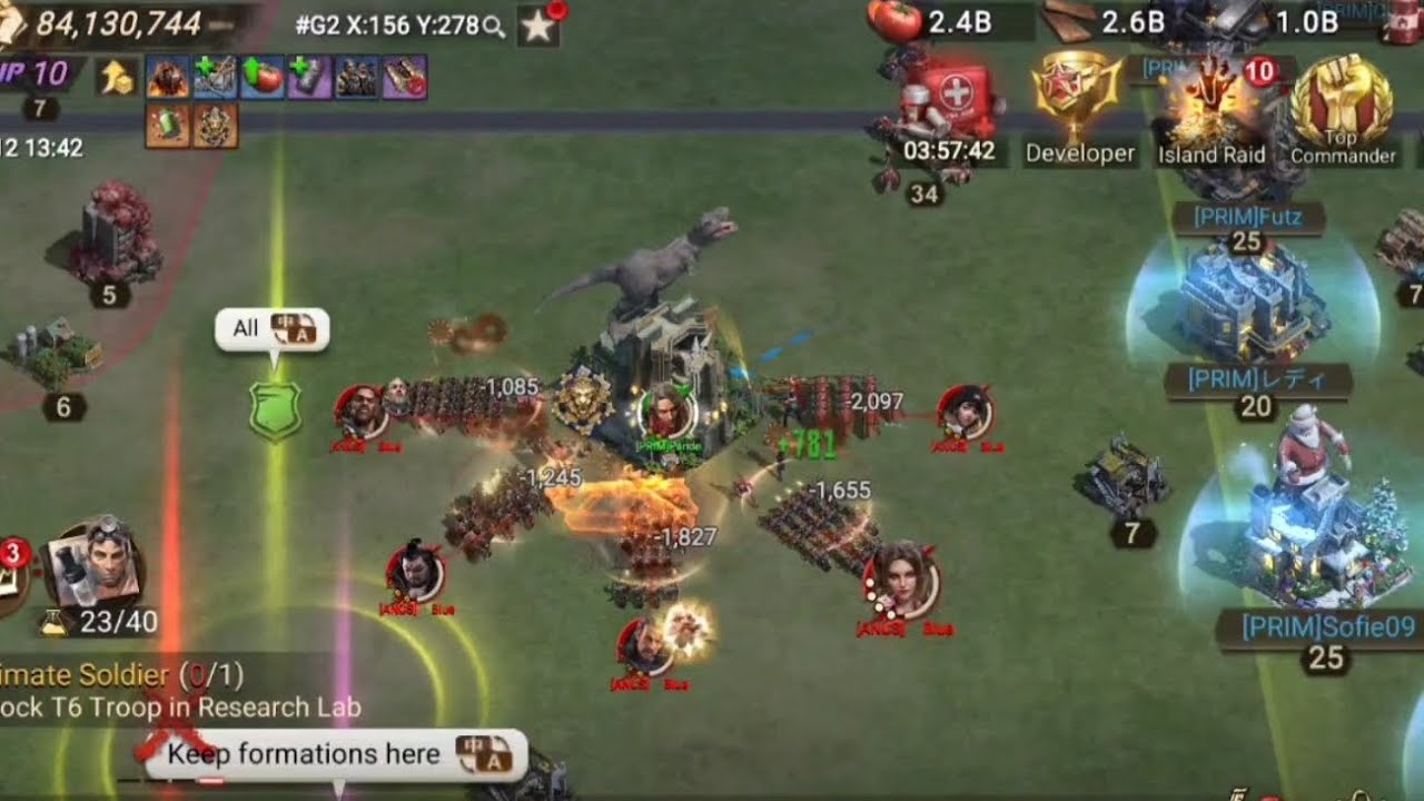 I'm swarmed by T6 and rallied 😱 | Island Raid  | Doomsday Last Survivors