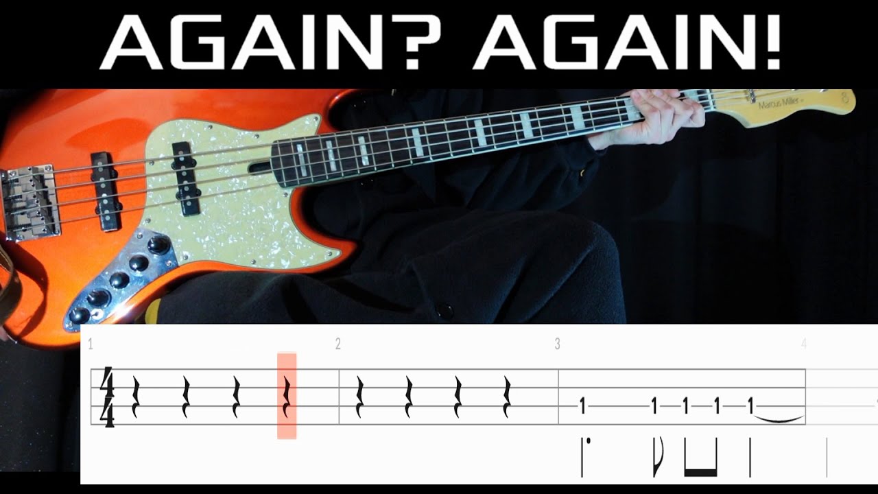 AGAIN? AGAIN! (Xdinary Heroes) - Bass Cover WITH TABS