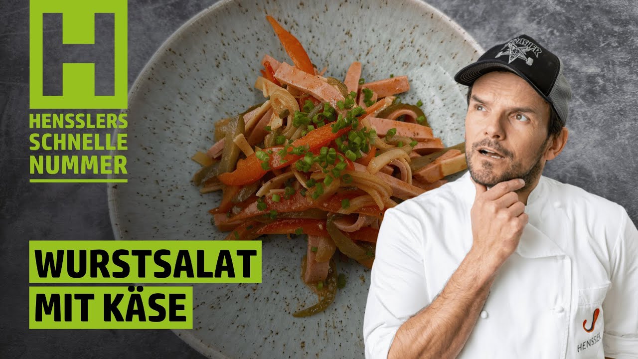 Schnelles Wurstsalat mit Käse Rezept von Steffen Henssler