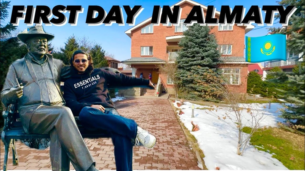 First Day in Almaty(kazkhastan) 🇰🇿 first president park , CITY, BUS, METRO, INDIAN RESTAURANT,
