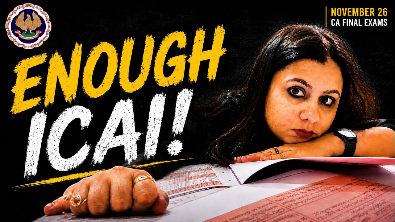 The &ldquo;RAGE BAIT&rdquo;Game : ICAI vs CA Final Nov-26 Exams