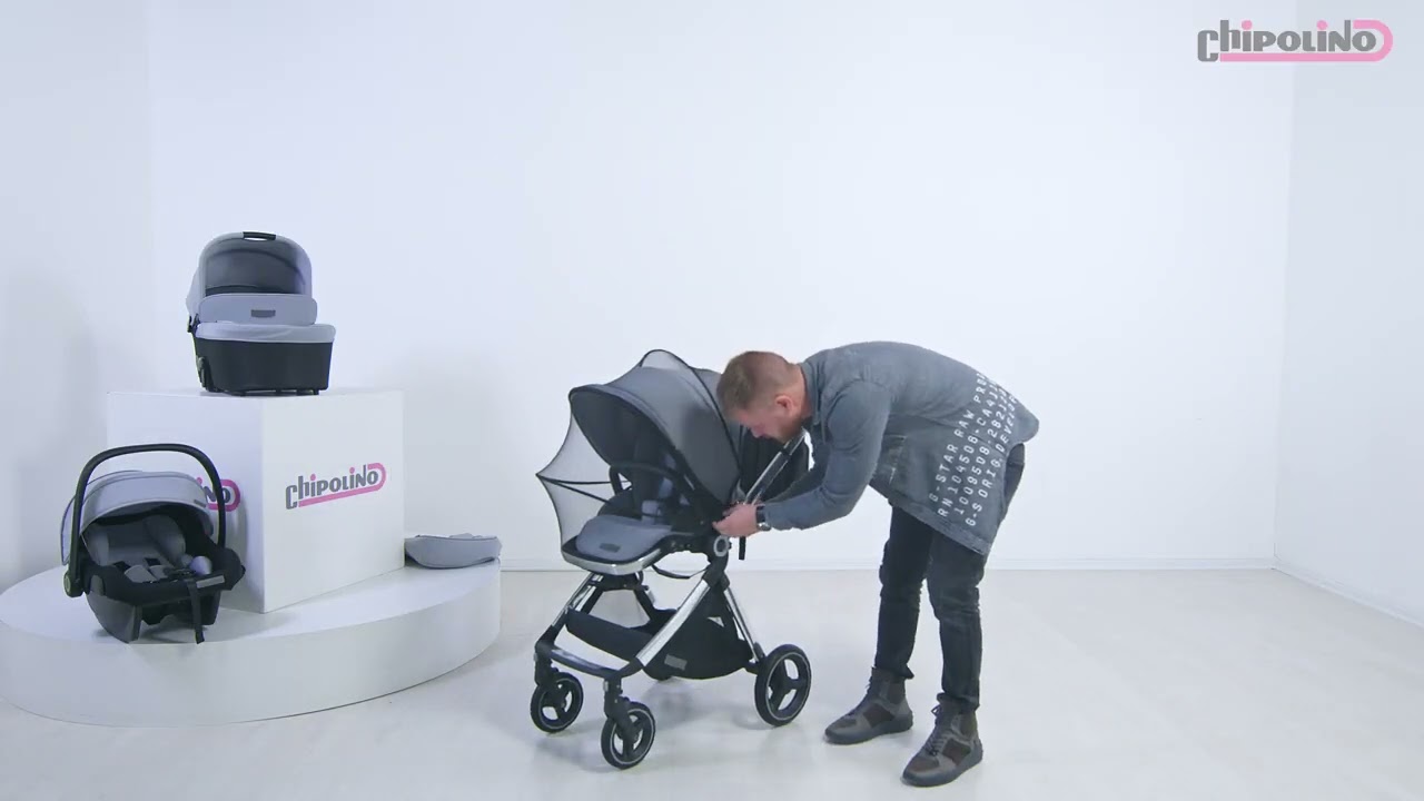 Carrito de bebé ELITE tres piezas de Chipolino