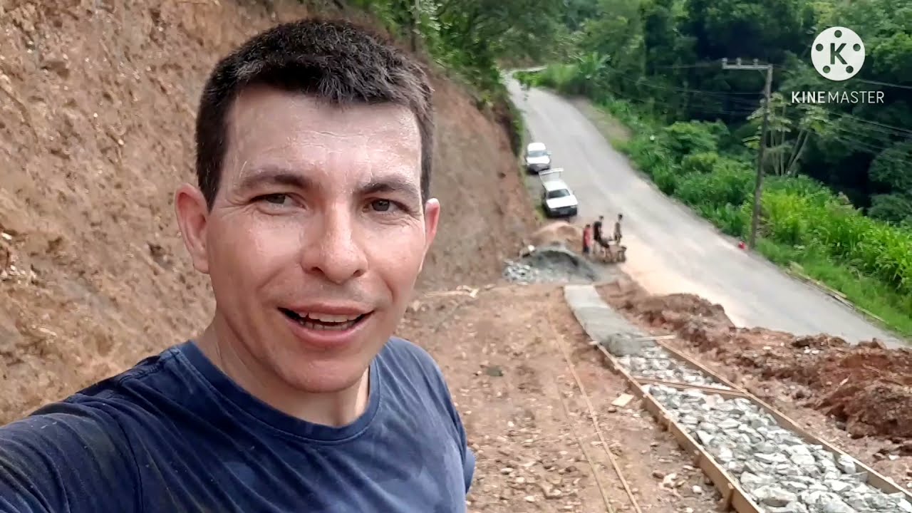 Sítio do Zero: como Concretar uma estrada no morro!