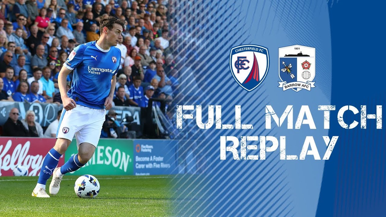 FULL MATCH | Spireites vs Barrow