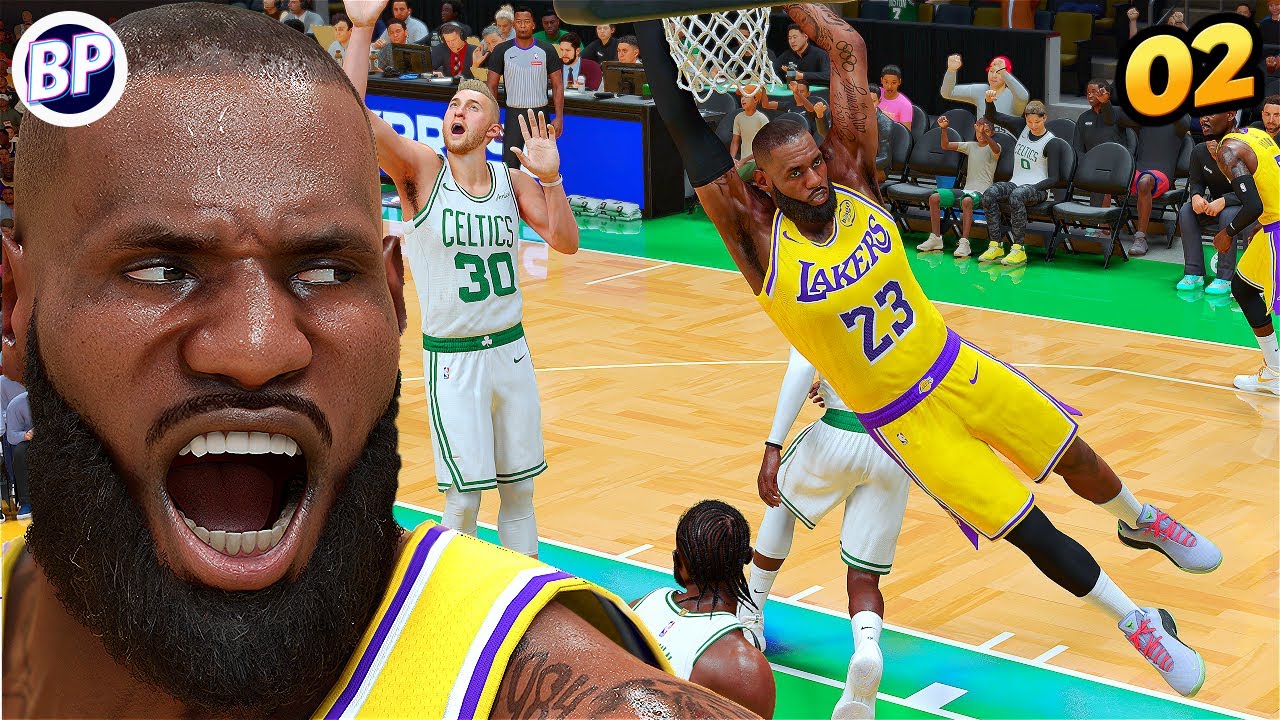 NBA 2K26 RTTS LeBron James: ¡DESTRUYE a BOSTON en su CASA!
