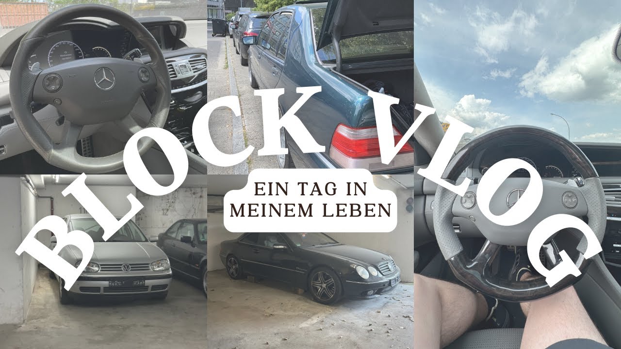 BlockVlog Volume 1 MAE Felgen Eingetragen CL63 AMG Neues Lenkrad NinosKfzGarage