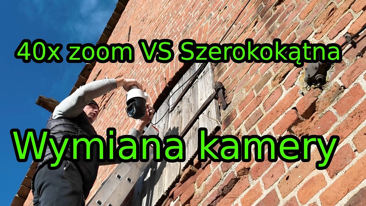 Zmiana Kamery na szerokokątną Kamera 40x zoom na kamerę bez zoomu