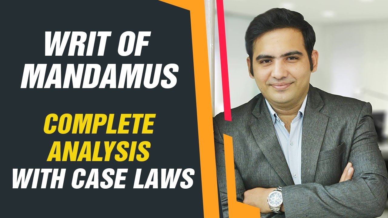 Writ of Mandamus | CONSTITUTION OF INDIA