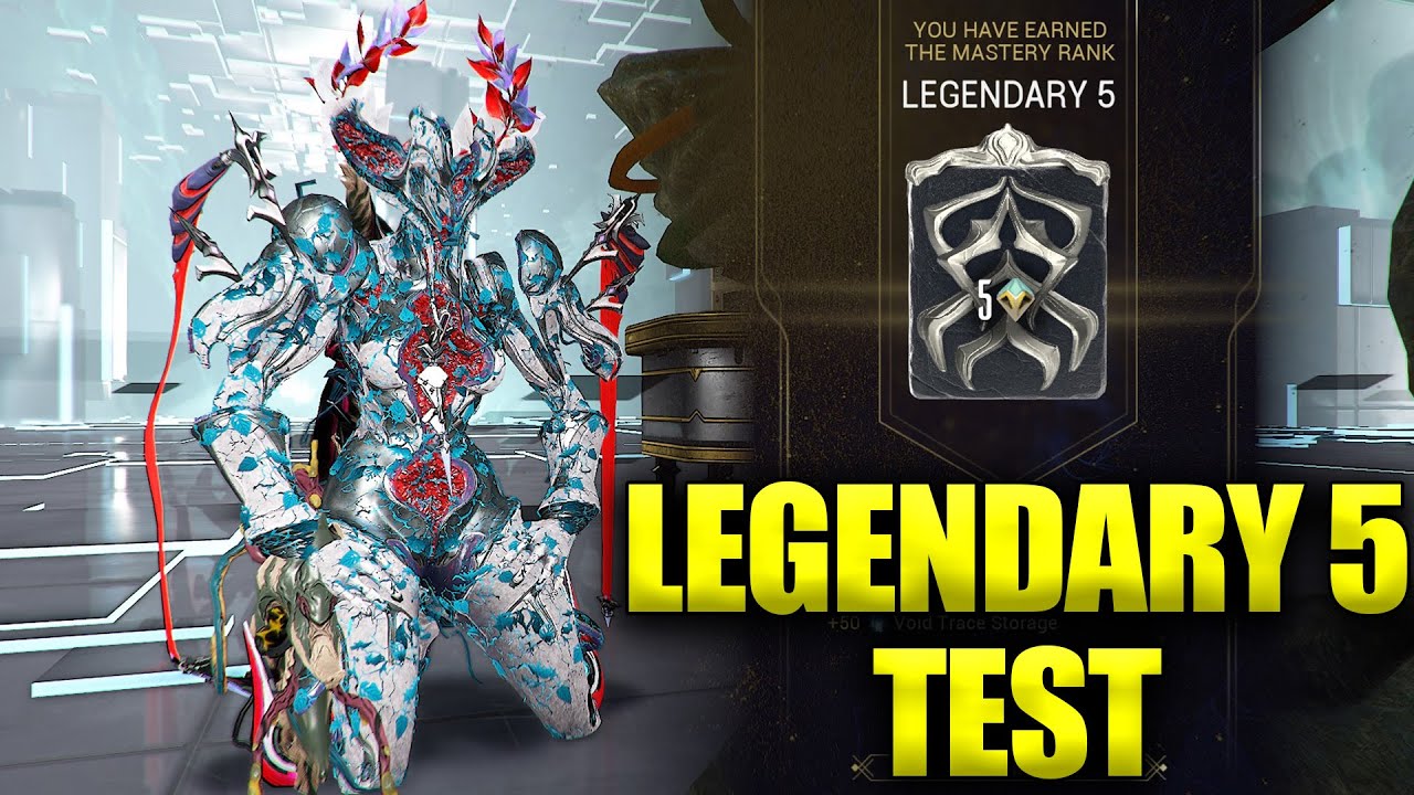 Warframe Mastery Rank Legendary 5 Test! Easiest One Yet