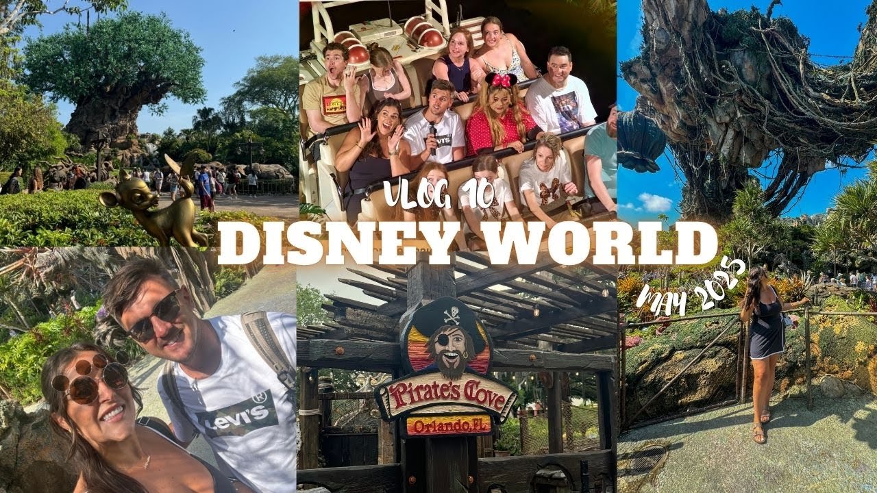 Disney World Day 9 | Animal Kingdom Adventure! Pirates Cove Golf and a Cockroach attack.. | May 2025