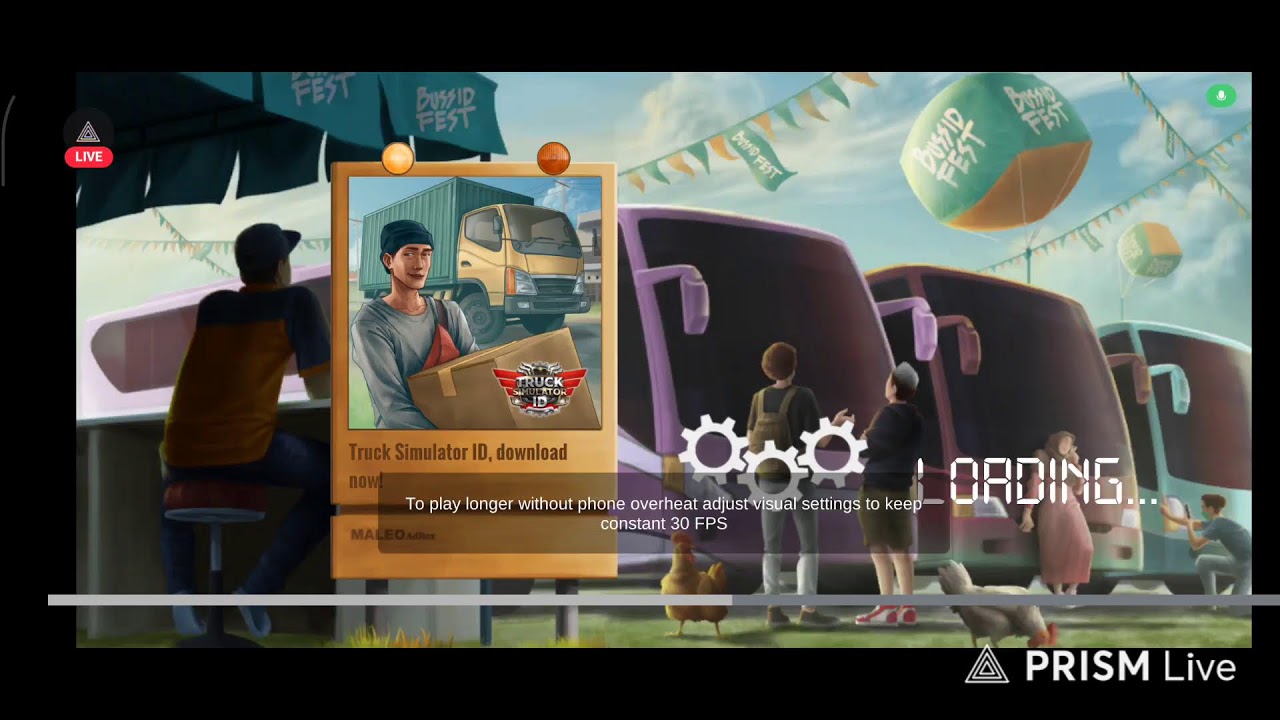 Bus simulator Indonesia Live mobile Gameplay