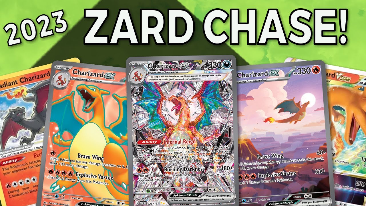 2023 Charizard Chase! Going for every Zard released last year!