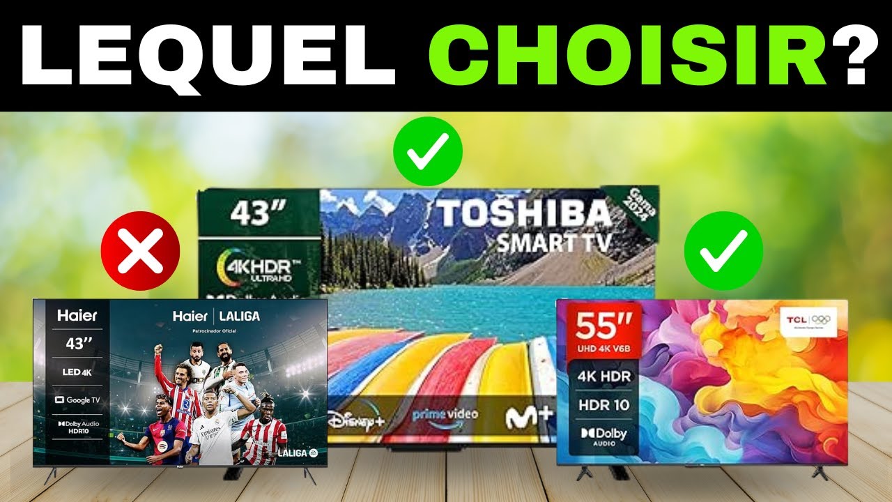 ✅ TOP 10 Meilleurs TV 4K Smart Pas Chers [2026] 📺 Moins de 500€ 🔥 Films & Gaming [Qualité/Prix]