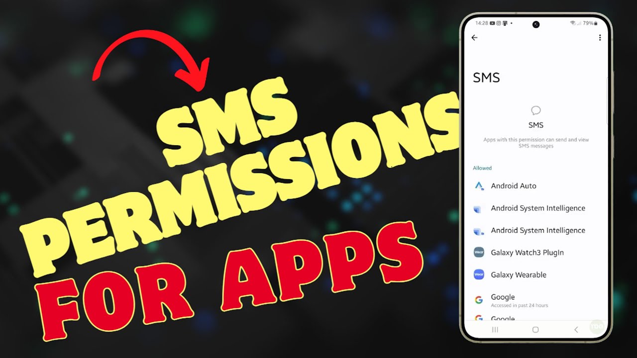 How To Manage SMS Permissions For Apps On Galaxy S24