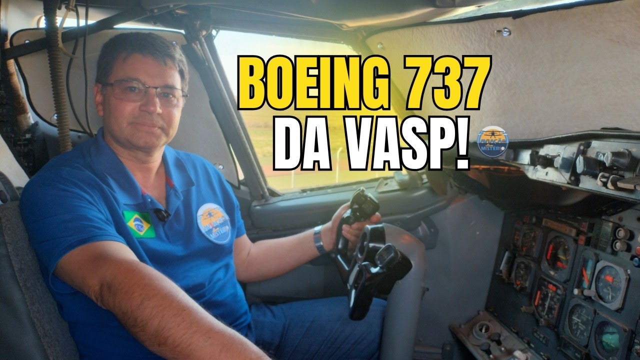 Dentro do Cockpit do Boeing 737-200 da VASP: Onde a História da Aviação Brasileira Ganhou Vida!